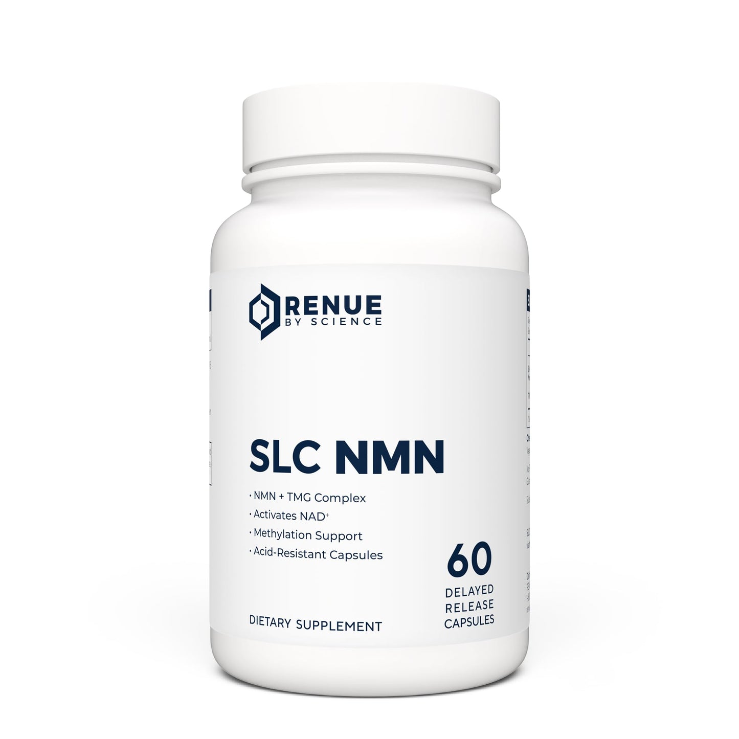 Renue By Science NMN Supplement | 60 SLC Enteric Capsules - 250mg Nicotinamide Mononucleotide per Serving | Delayed Release for Increased Absorption | Manufactured in The USA Renue By ScienceBuy Supplements Australia