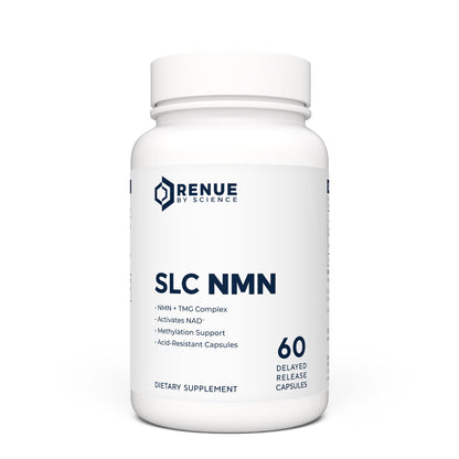 Renue By Science NMN Supplement | 60 SLC Enteric Capsules - 250mg Nicotinamide Mononucleotide per Serving | Delayed Release for Increased Absorption | Manufactured in The USA Renue By ScienceBuy Supplements Australia
