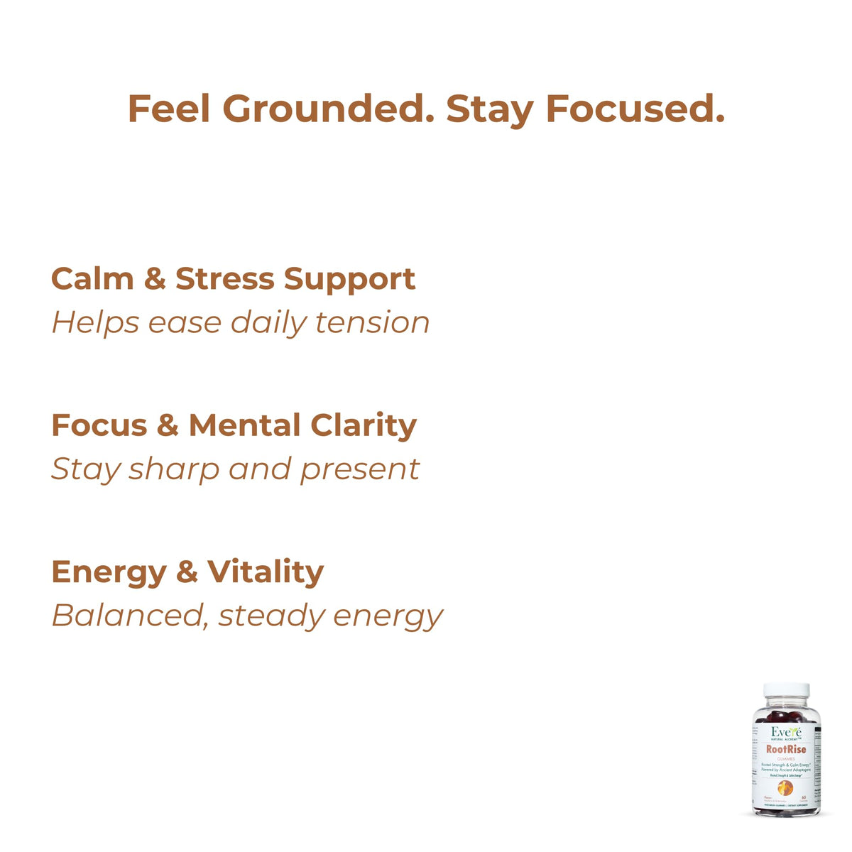 The EverÉ Natural Alchemy Evere RootRise Gummies - Shilajit + Ashwagandha Gummies The EverÉ Natural Alchemy buy supplements Au