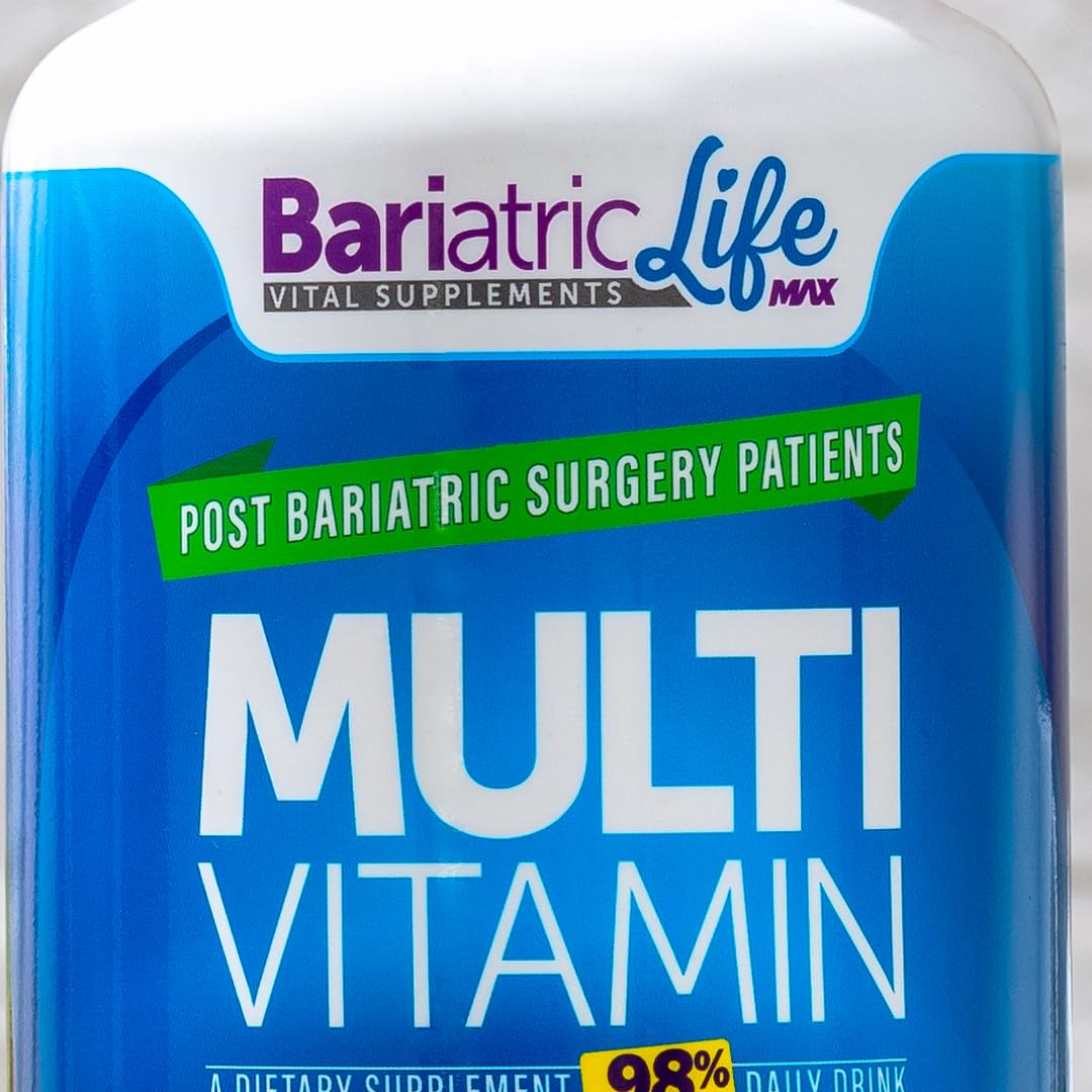 Bariatric Multivitamin Design for Post Bariatric Surgery Mens Patients, Sugar Free, 100+ Vitamins, Minerals & Amino Acids, Supports Muscle, Heart Bariatric Life MaxBuy Supplements Australia