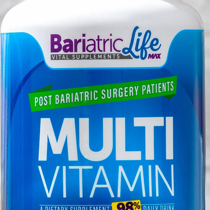 Bariatric Multivitamin Design for Post Bariatric Surgery Mens Patients, Sugar Free, 100+ Vitamins, Minerals & Amino Acids, Supports Muscle, Heart Bariatric Life MaxBuy Supplements Australia