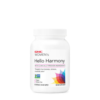 GNC Women's Hello Harmony | Clinically Proven Hormonal Support for Women | Supports Mood, Skin, and Stress Management | Vegan and Gluten Free | 90 Count GNCBuy Supplements Australia