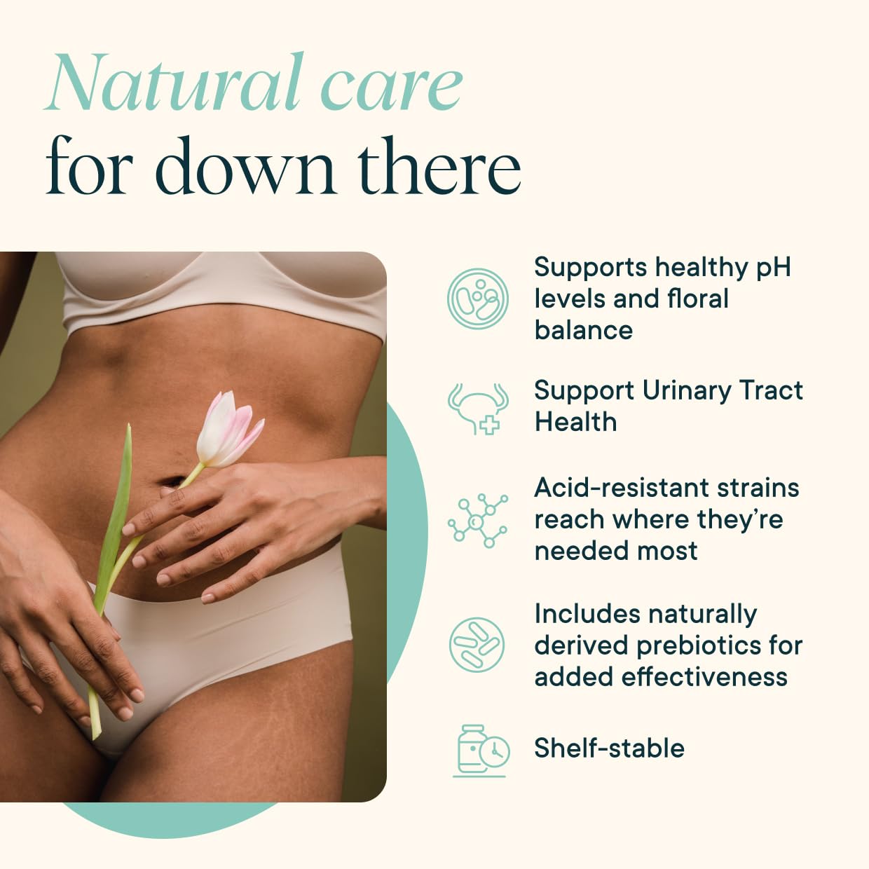 Ora Organic Prebiotics and Probiotics for Women - Lactobacillus for Vaginal and Urinary Tract Health, Contains 16 Billion CFU, 6 Strains - 1 Month Supply, 60 Vegan Probiotic Capsules Ora OrganicBuy Supplements Australia