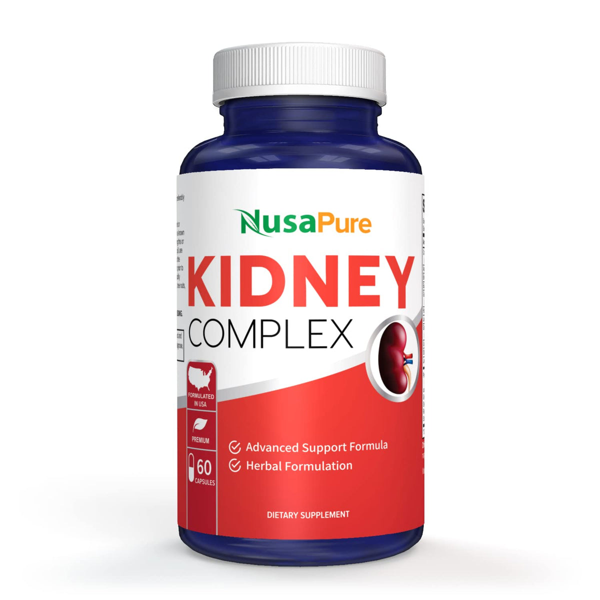 NusaPure Kidney Complex (Vegetarian) 60 caps NusaPureBuy Supplements Australia