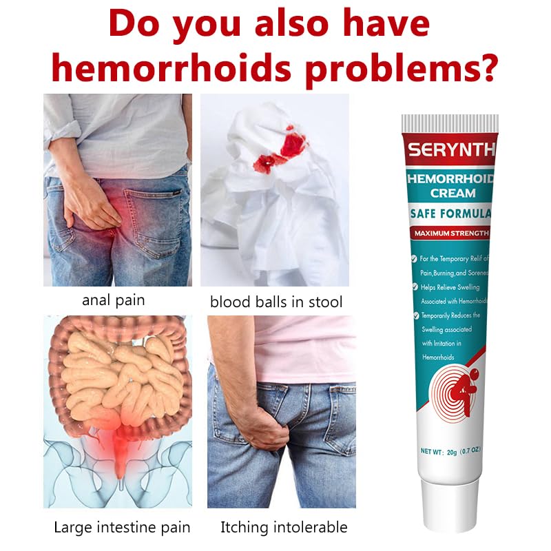Hemorrhoid Cream for Men and Women, with Lidocaine and Phenylephrine HCl, Provides Fast Relief from hemorrhoid discomfort. Naturally formulated for Hemorrhoids and fissures (0.7 oz) AnisxBuy Supplements Australia