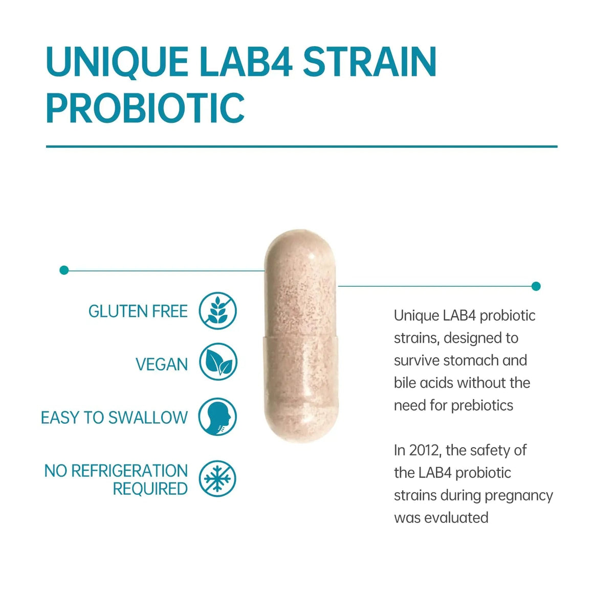 Digestive Probiotics 20X Lab4 Strains for Gut & Immune Health, Pro Formula for Men & Women, Probiotic Capsules Support Diarrhea, Bloating and Gas, Shelf Stable, Vegan, Gluten Free, 60 Days Supply purmeoBuy Supplements Australia