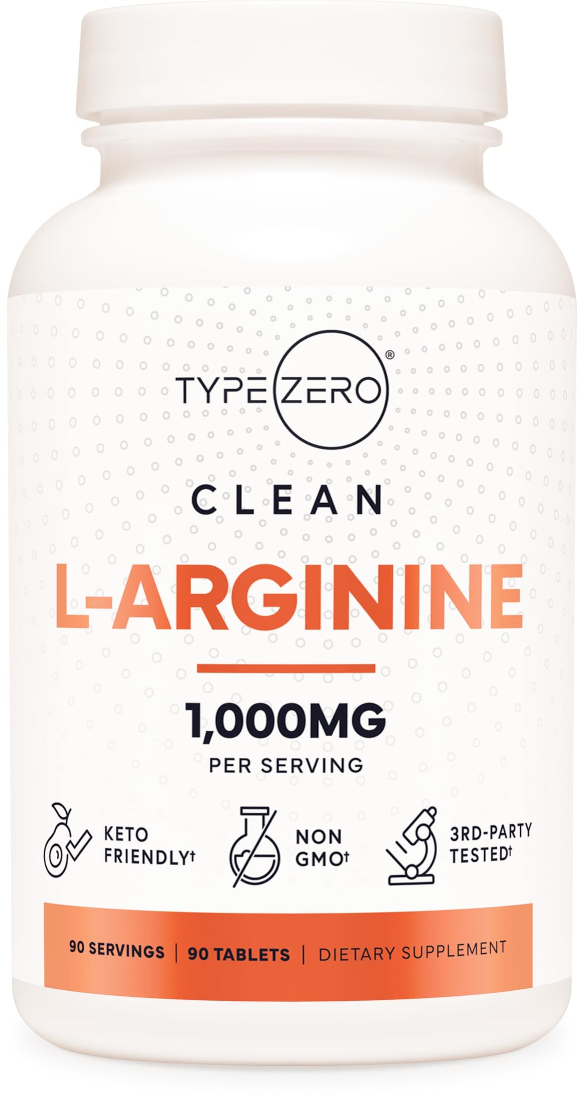 Type Zero L-Arginine 90 Tablets 1,000 mg per Serving - Non-GMO Type ZeroBuy Supplements Australia