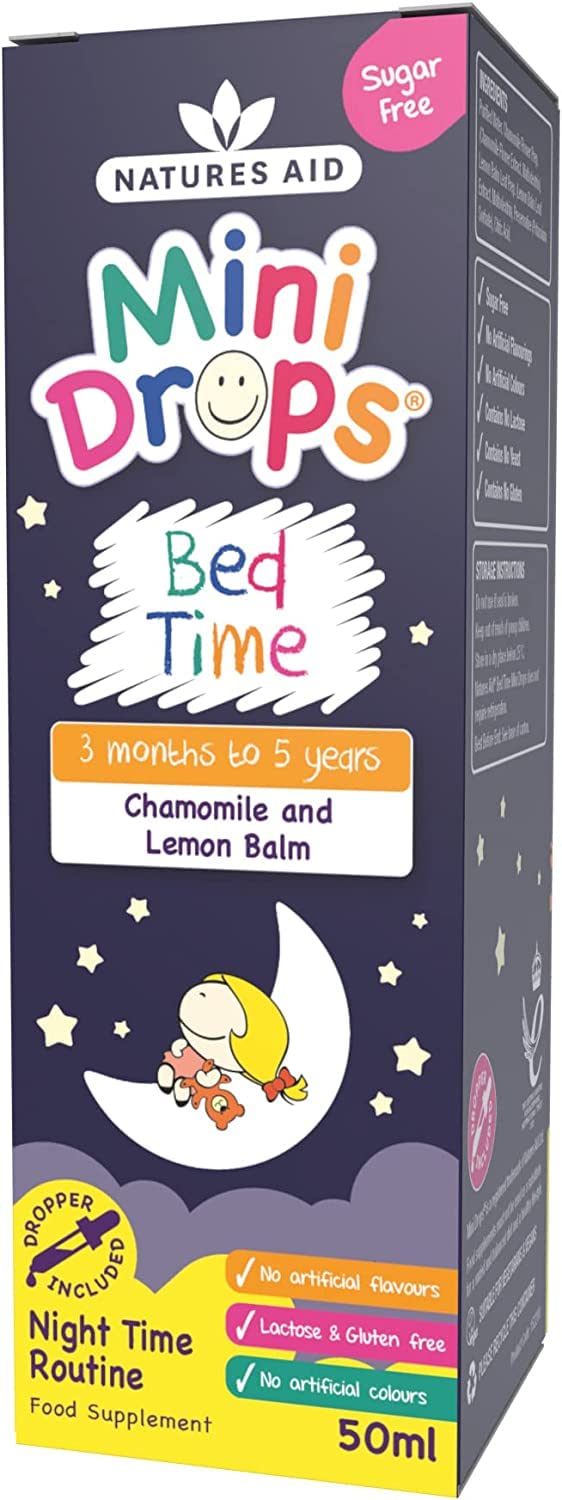 Natures Aid Bed Time Mini Drops for Children 3 Months - 5 Years, 50ml natures aidBuy Supplements Australia