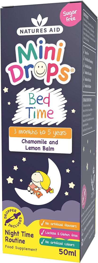 Natures Aid Bed Time Mini Drops for Children 3 Months - 5 Years, 50ml natures aidBuy Supplements Australia