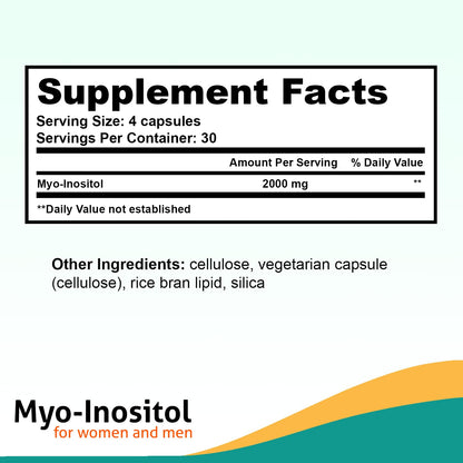 Fairhaven Health Myo-Inositol Supplement 2000mg | Male and Female Fertility Supplement Fairhaven HealthBuy Supplements Australia