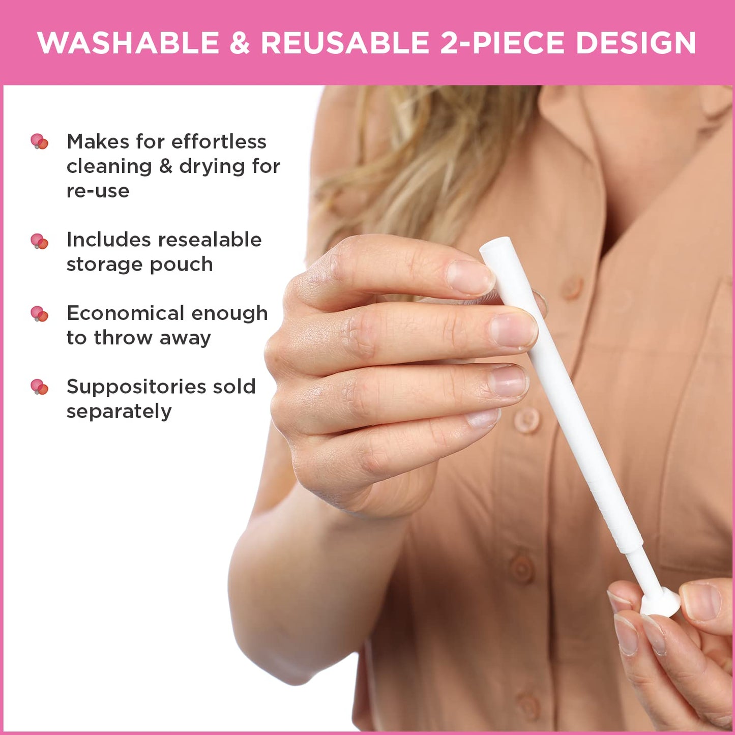BoriCap Boric Acid Vaginal Suppository Applicators, 7 Applicators - Hygienic Solution BoriCapBuy Supplements Australia