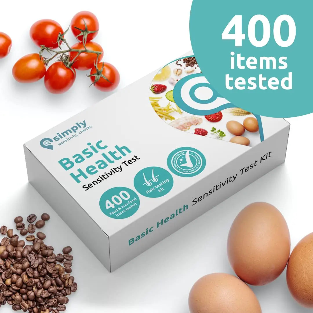Simply Sensitivity Checks 400+ Items Food Sensitivity Test Kit for Adults – Accurate At-Home Hair Strand Test for Gut Health, Digestion, Additives, Vitamins – Results in 3-5 Days Simply Sensitivity ChecksBuy Supplements Australia