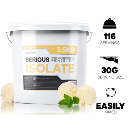 The Bulk Protein Company, Serious Protein Isolate – 3.5kg – Whey Protein Iso The Bulk Protein CompanyBuy Supplements Australia
