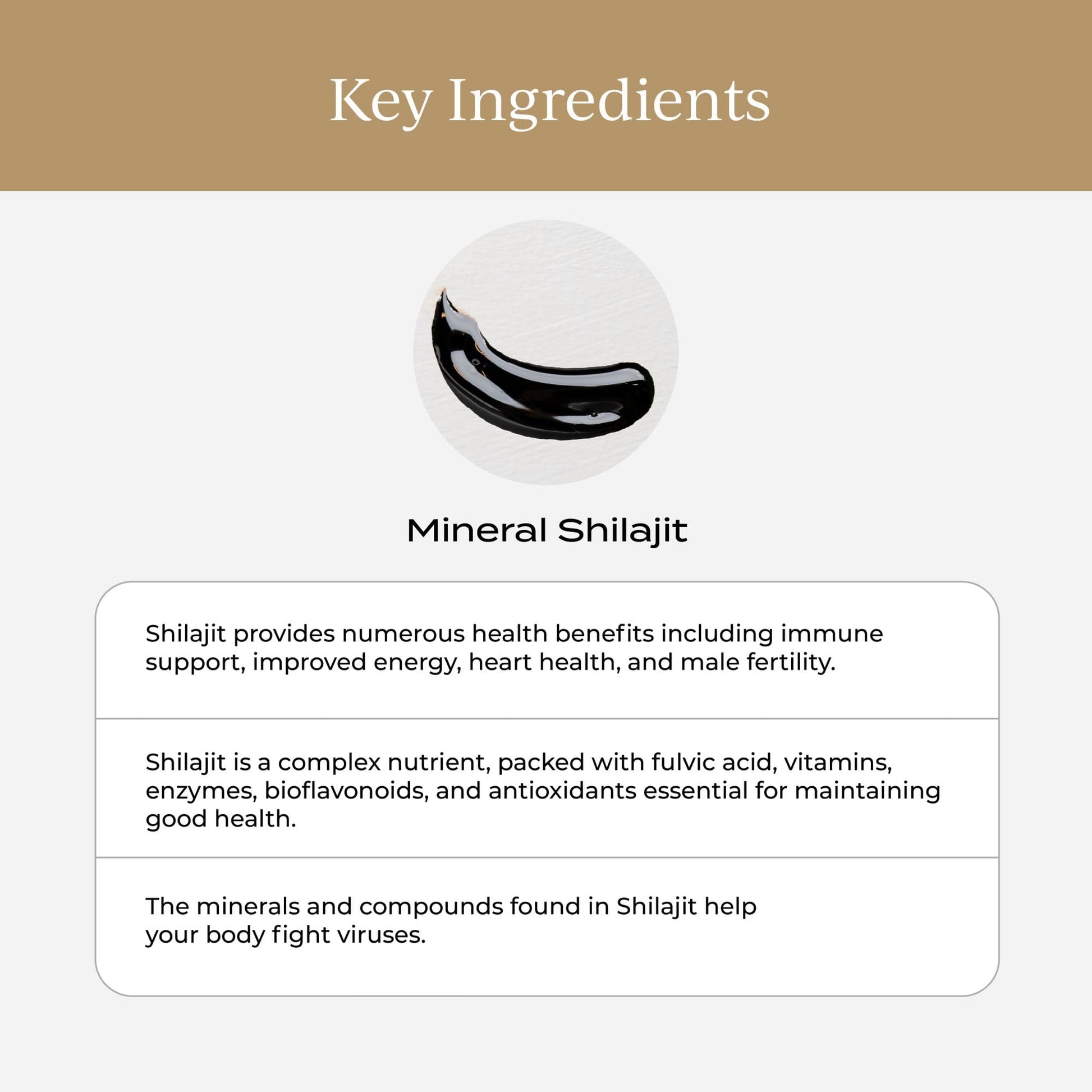 CYMBIOTIKA Pure Himalayan Shilajit Resin 500mg - 84+ Trace Minerals, High Potency with Elemental Gold & Fulvic Acid - for Energy, Focus, Immune & Digestive Support - Authentic Shilajit Resin CYMBIOTIKABuy Supplements Australia