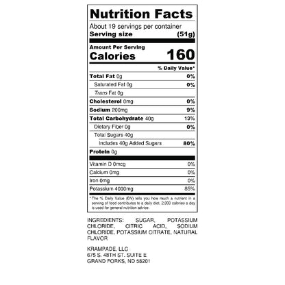Krampade Original Lemon Lime 4K, 4000 mg Potassium Instant Cramp Relief Electrolyte Drink Powder | Designed for Athletes and Crampers | 19-Serving Resealable Pouch KrampadeBuy Supplements Australia