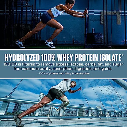 Dymatize ISO 100 Whey Protein Powder with 25g of Hydrolyzed 100% Whey Isolate DymatizeBuy Supplements Australia