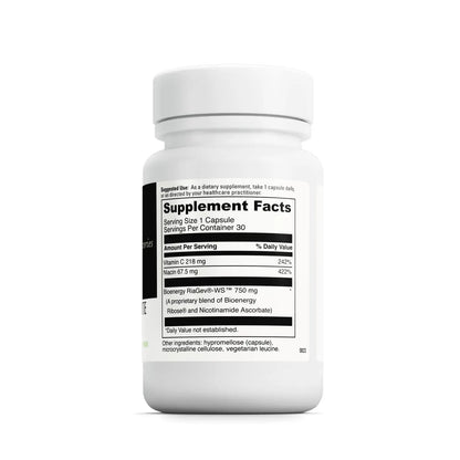 DAVINCI Labs NAD+ Activate - NAD Supplement with Vitamin C & Niacin - Helps Support Brain Health, Cellular Energy & More* - Vegetarian, Gluten-Free & Soy-Free - 30 Capsules DAVINCIBuy Supplements Australia
