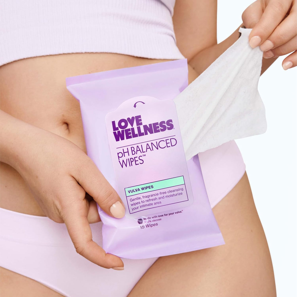 Love Wellness pH Balancing Wipes for Women | Fragrance-Free | Vulva Cleanser for Balanced pH, Intimate Health & Hygiene | Non-Irritating with Aloe Vera for Sensitive Skin | Travel Size | 3-Pack Love WellnessBuy Supplements Australia