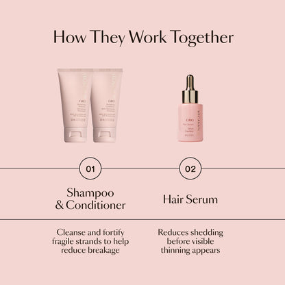 VEGAMOUR GRO Healthy Hair Starter Kit | Full Size GRO Serum for Thinning & Shedding plus Travel Size Shampoo and Conditioner with Vegan Keratin to Support Thicker, Fuller Looking Locks | $92 Value VEGAMOURBuy Supplements Australia