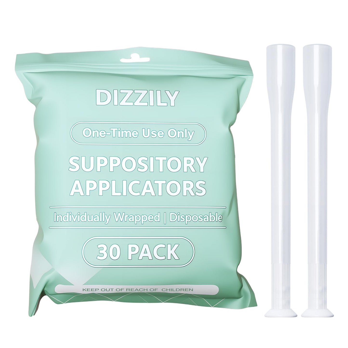 Dizzily 30 Pack Disposable Vaginal Suppository Applicators for Women, Individually Wrapped, Hygienic - Fits Most Boric Acid Suppositories, Pills, Tablet, Cap-sules and Feminine Care Applicator DizzilyBuy Supplements Australia