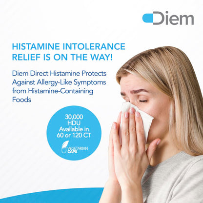 Omne Diem Histamine Digest DAO 30,000 HDU - 60 Caps - Histamine Neutralizing Omne DiemBuy Supplements Australia