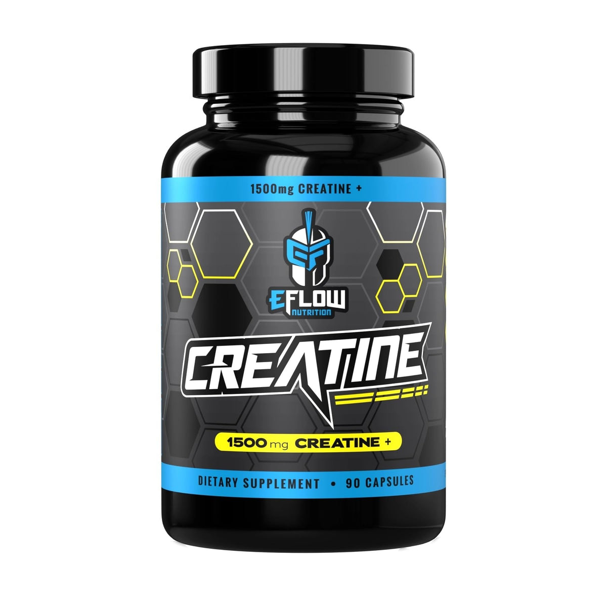eFlow Creatine Capsules, HCL Creatine Pills - Creatine Supplement for Men & Women, Muscle Builder, Endurance, Strength, with AstraGin and Senactiv (1500mg, 90 Capsules) eFlow NutritionBuy Supplements Australia
