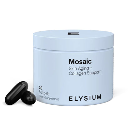 ELYSIUM Mosaic - Hyaluronic Acid Supplement - Clinically Proven - Fights Fine Lines & Skin Aging - Collagen Supplement - 30-Day Supply (Vegan Softgels) ELYSIUMBuy Supplements Australia