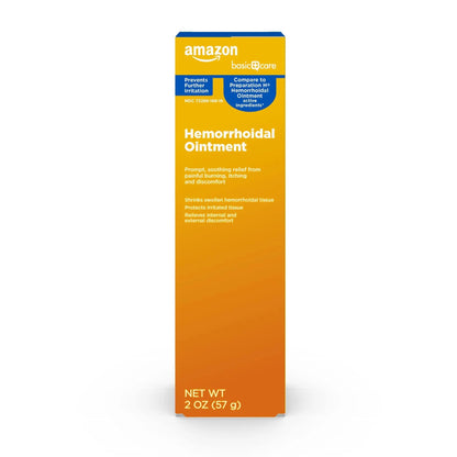 Amazon Basic Care Hemorrhoid Ointment, Fast-Acting Pain Relief, Relieves Burning, Itching, Swelling and Discomfort, 2 ounce (Pack of 1) Amazon Basic CareBuy Supplements Australia