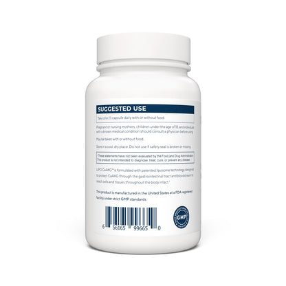 RENUE by SCIENCE CA AKG Supplement | High Strength Liposomal Calcium AKG | 90 Calcium Alpha-Ketoglutarate Capsules - 300mg CA AKG per Serving CA-AKG Supplement | Non-GMO & Made in The USA Renue By ScienceBuy Supplements Australia