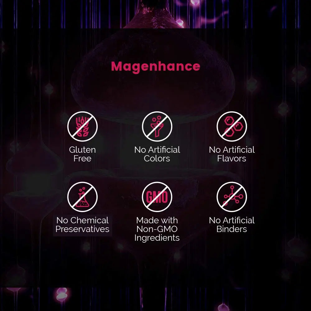 Intelligent Labs MagEnhance Magtein Magnesium Complex Supplement L-Threonate with Magnesium Glycinate and Taurate, 90 Capsules Intelligent Labs canada supplements