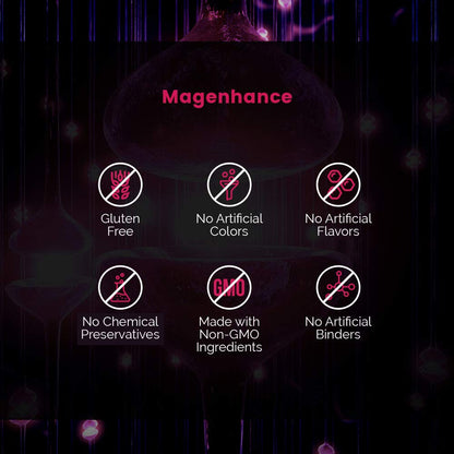 Intelligent Labs MagEnhance Magtein Magnesium Complex Supplement L-Threonate with Magnesium Glycinate and Taurate, 90 Capsules