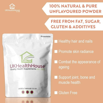 100g UKHealthHouse Collagen Powder, Bovine Collagen Peptides Powder - Collagen Supplements UKHealthHouseBuy Supplements Australia