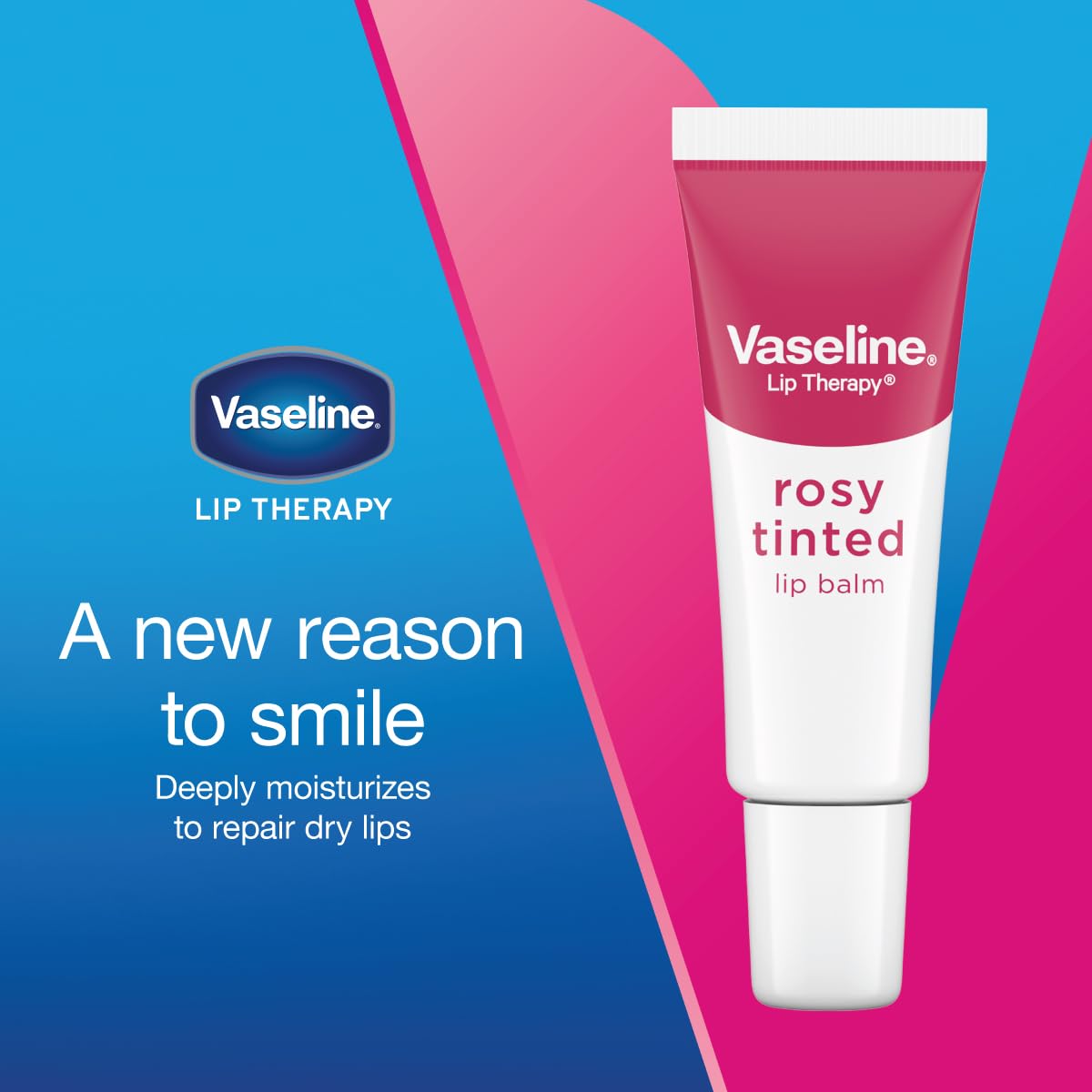 Vaseline Lip Therapy Rosy Lips Moisturizing Lip Balm - Twin Pack (2-Pack)