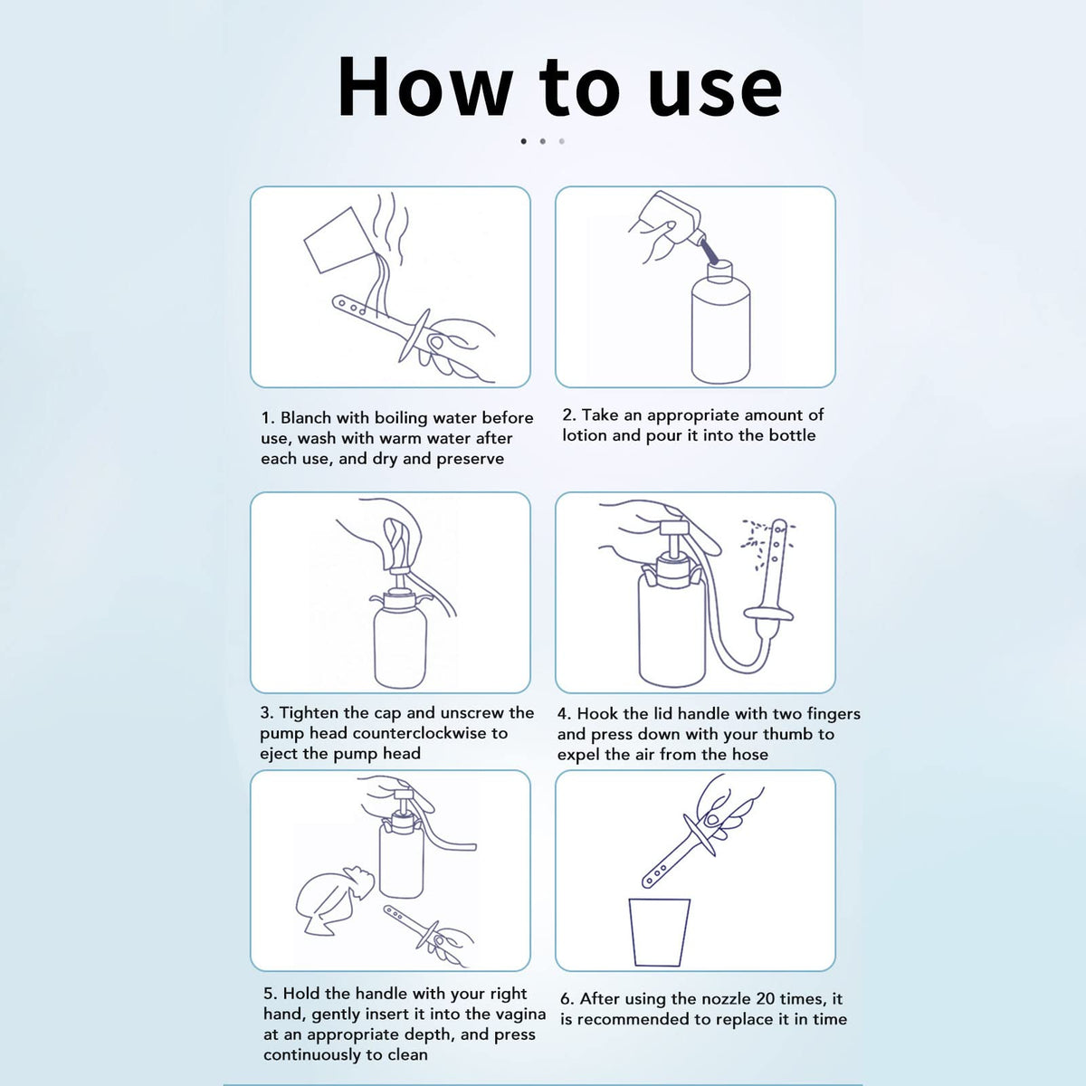 Vaginal Douche Cleaner,350ml Vaginal Cleanser Vaginal Douche Reusable Vaginal Cleansing System BrrnooBuy Supplements Australia