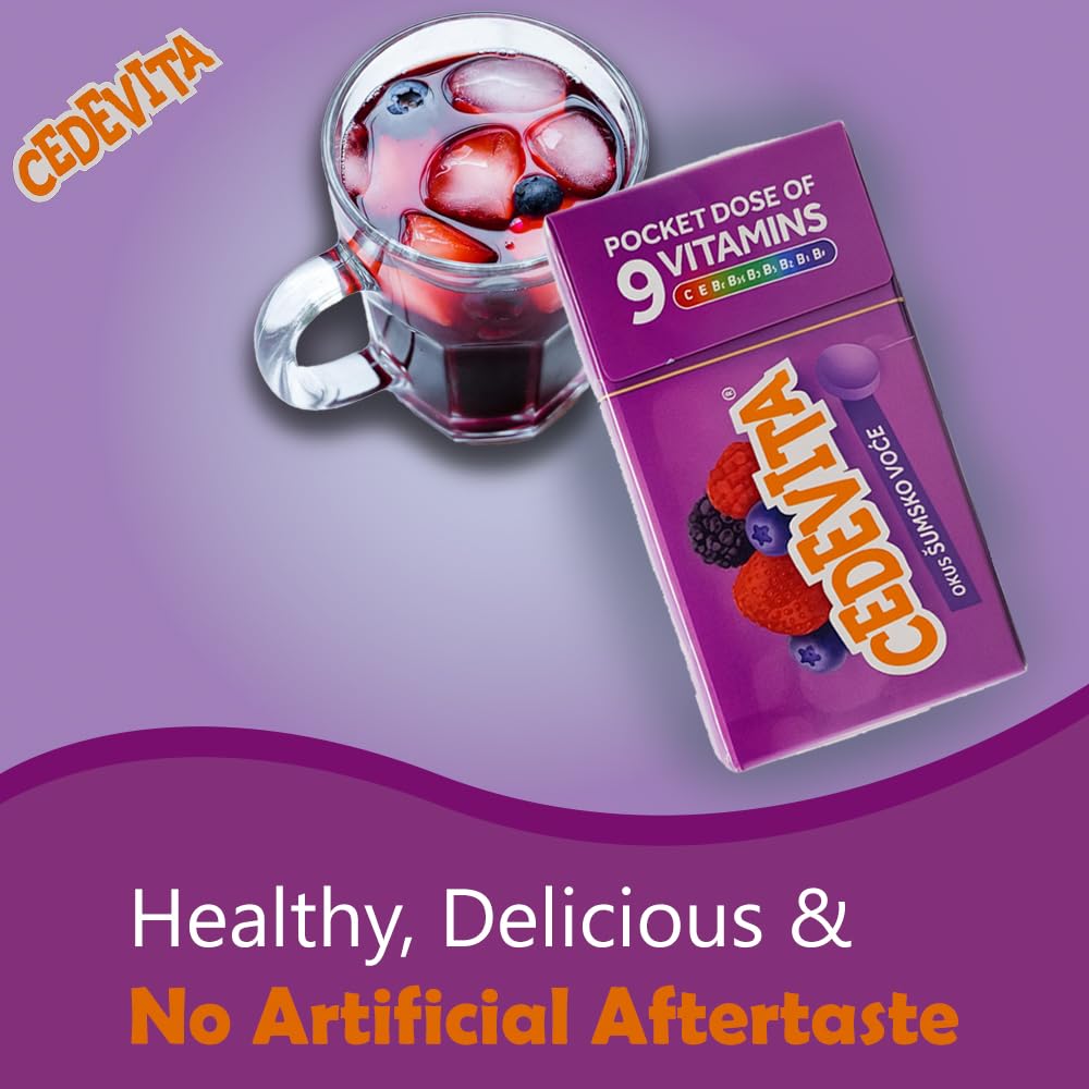 Cedevita Multivitamin Healthy and Sweet Candies - Pack of 8 (Forest Fruit) SORINABuy Supplements Australia