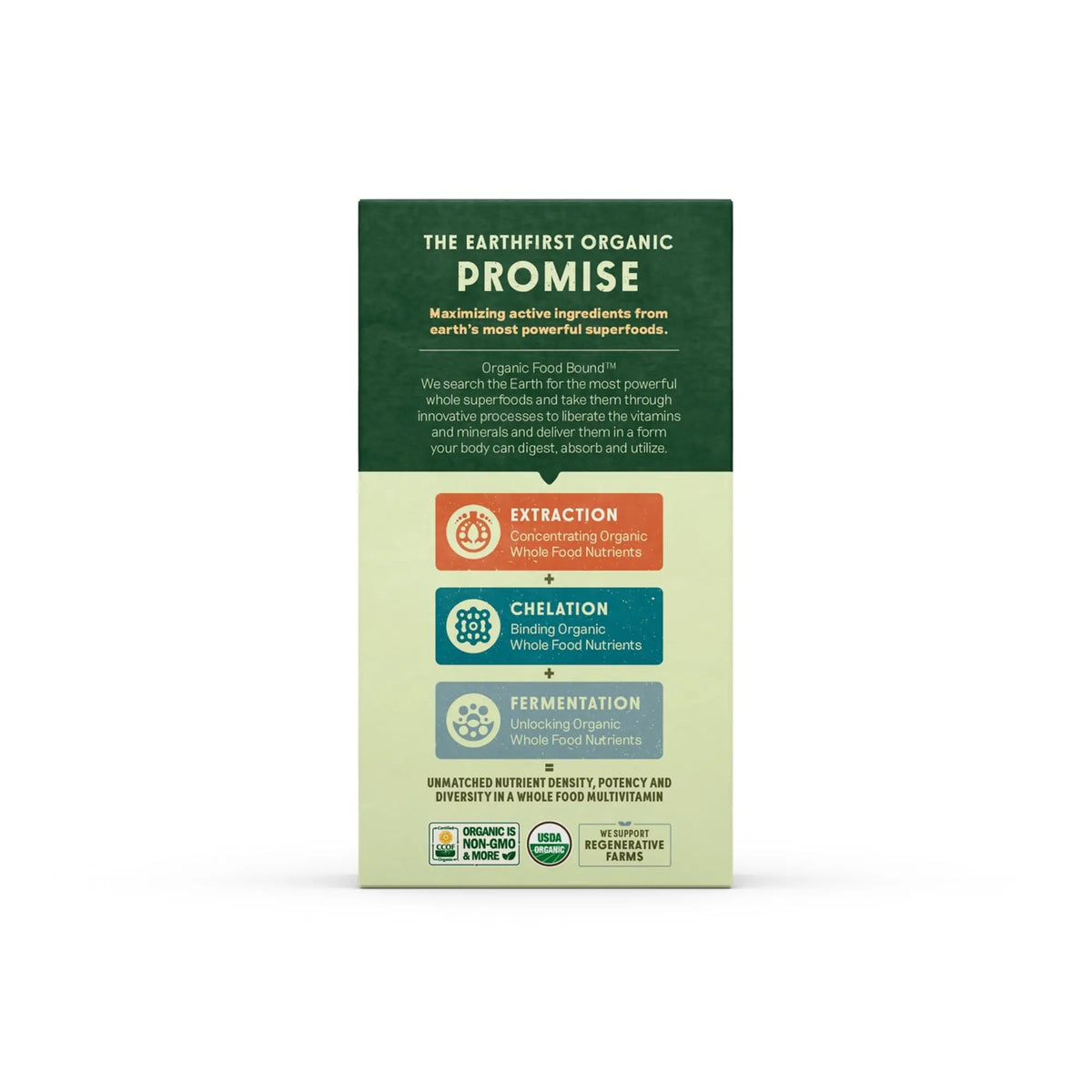 EarthFirst Organic Men’s Multi Once Daily, Whole-Food Multivitamin with 19 Vitamins & Minerals for Energy, Heart, Bone Strength EarthFirst Organic