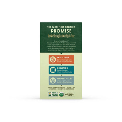 EarthFirst Organic Men’s Multi Once Daily, Whole-Food Multivitamin with 19 Vitamins & Minerals for Energy, Heart, Bone Strength EarthFirst Organic