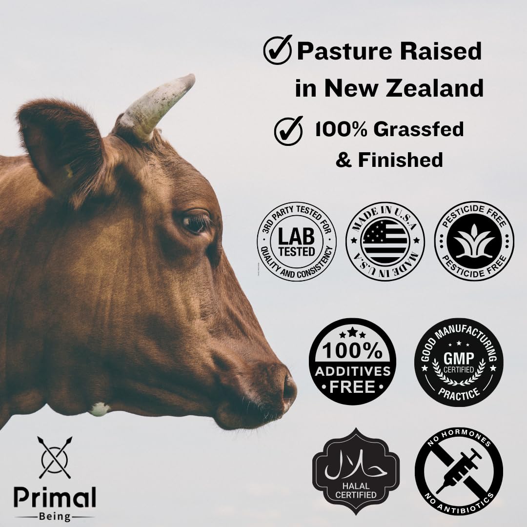 Primal Being Grassfed Beef Colostrum - Supports Immune Function, Gut Health, Hair Primal BeingBuy Supplements Australia