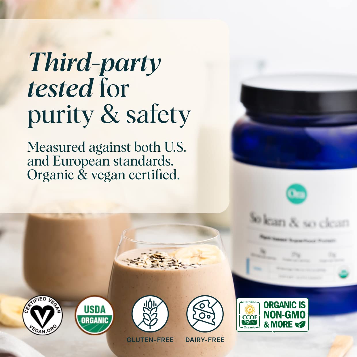 Ora Organic Protein Powder - 21g Plant-Based Protein for Women and Men Pre-Workout Ora OrganicBuy Supplements Australia