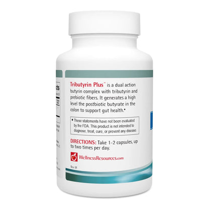 Wellness Resources Tributyrin Plus Postbiotic Supplement for Gut Health with High Absorption ButyraGen Tributyrin Complex (800mg per Two Capsules, 60 Veggie Capsules) Wellness ResourcesBuy Supplements Australia