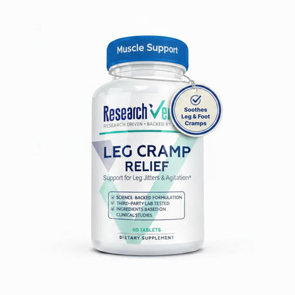 Research Verified Leg Cramps - Magnesium, B Vitamins, Ginger, Chamomile, BioPerine - Circulation Support - Vegan - 1 Month Supply Research VerifiedBuy Supplements Australia