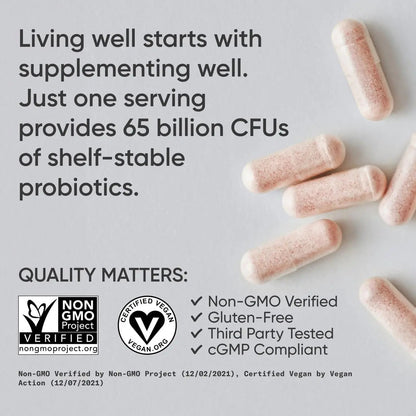Sports Research Women's Probiotics with Prebiotics, 65 Billion CFU - Vegan Capsules for Gut Health & Digestive Support, Probiotics for Women with Cranberry - Non-GMO Verified & Gluten Free - 30 Count Sports Research buy supplements Au