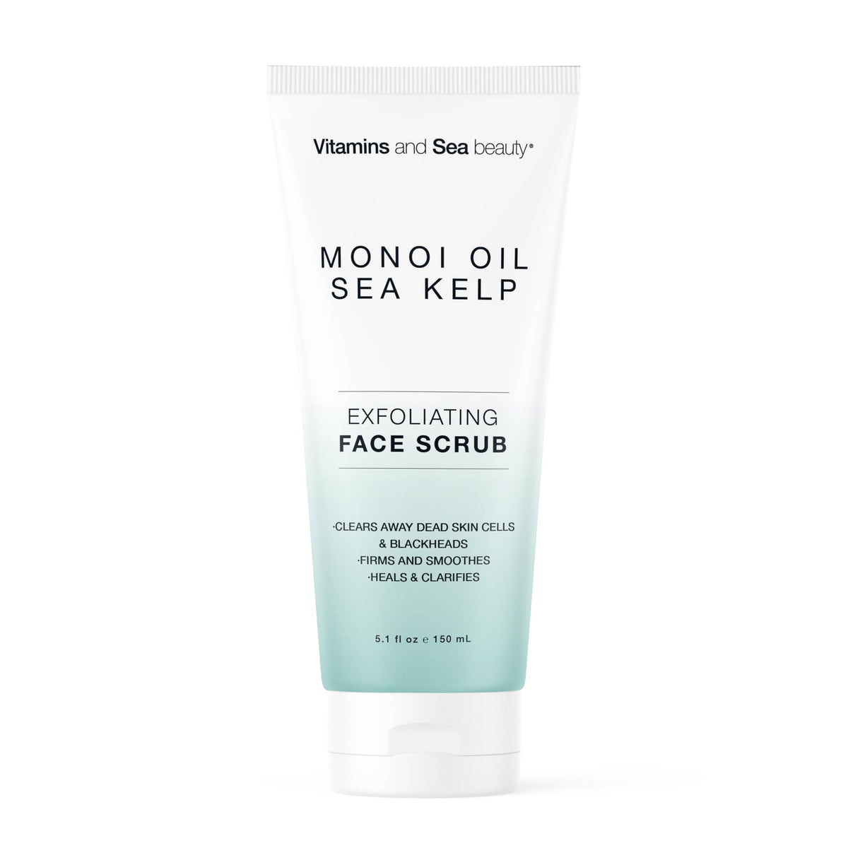 Exfoliating Face Scrub with Monoi Oil & Sea Kelp – Clarifying & Firming Facial Exfoliator with Natural Pumice – Vegan, Paraben-Free, 5.1 fl oz VITAMINS AND SEA BEAUTY buy supplements Au