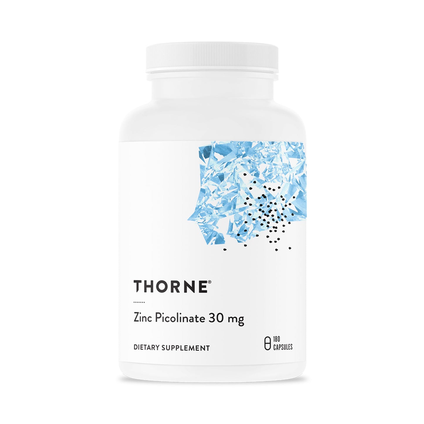 Thorne Research - Zinc Picolinate 30 mg - Well-Absorbed Zinc Supplement for Growth and Immune Function - 180 Capsules THORNEBuy Supplements Australia