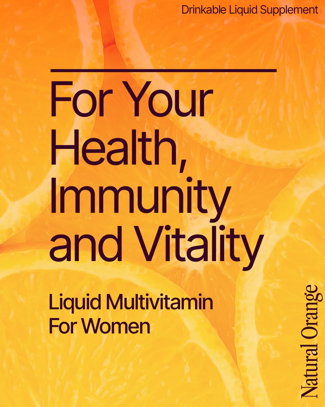BeMe Liquid Multivitamins for Women - Advanced Liquid Delivery System with 13 Vitamins & Minerals - Tear & Go Sachets, Non-GMO, Orange Flavor (15 Sachets) BeMeBuy Supplements Australia