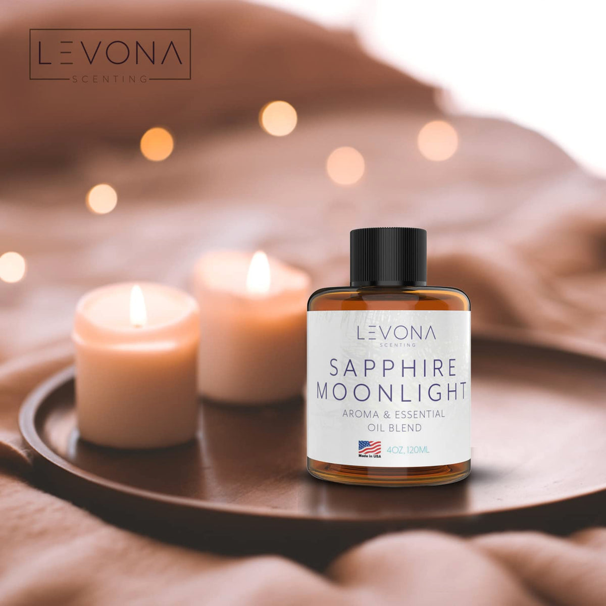 Levona Scent Pure Essential Oils For Diffusers For Home, Hotel & Office - Sapphire Moonlight Essential Oil LEVONA SCENTBuy Supplements Australia