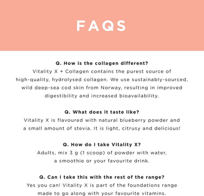 JSHealth Vitamins Vitality X + Collagen - Beauty Powder Supplement with Vitamins C & E JSHealthBuy Supplements Australia