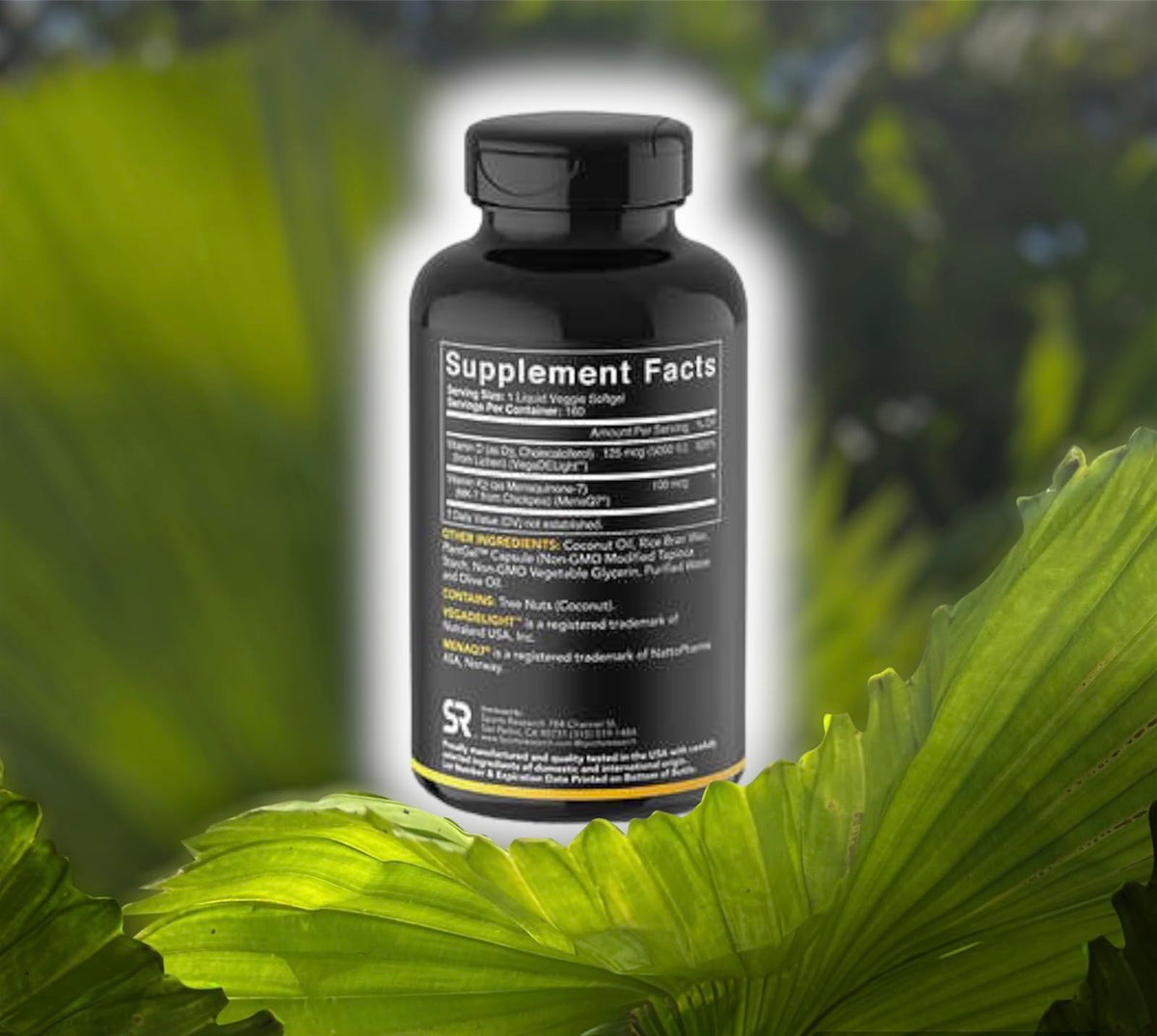 (Pack of 1) 160 Vegan Certified, Non GMO Liquid Softgels rozzunSports Research Vitamin Rozzun Creative VisionBuy Supplements Australia
