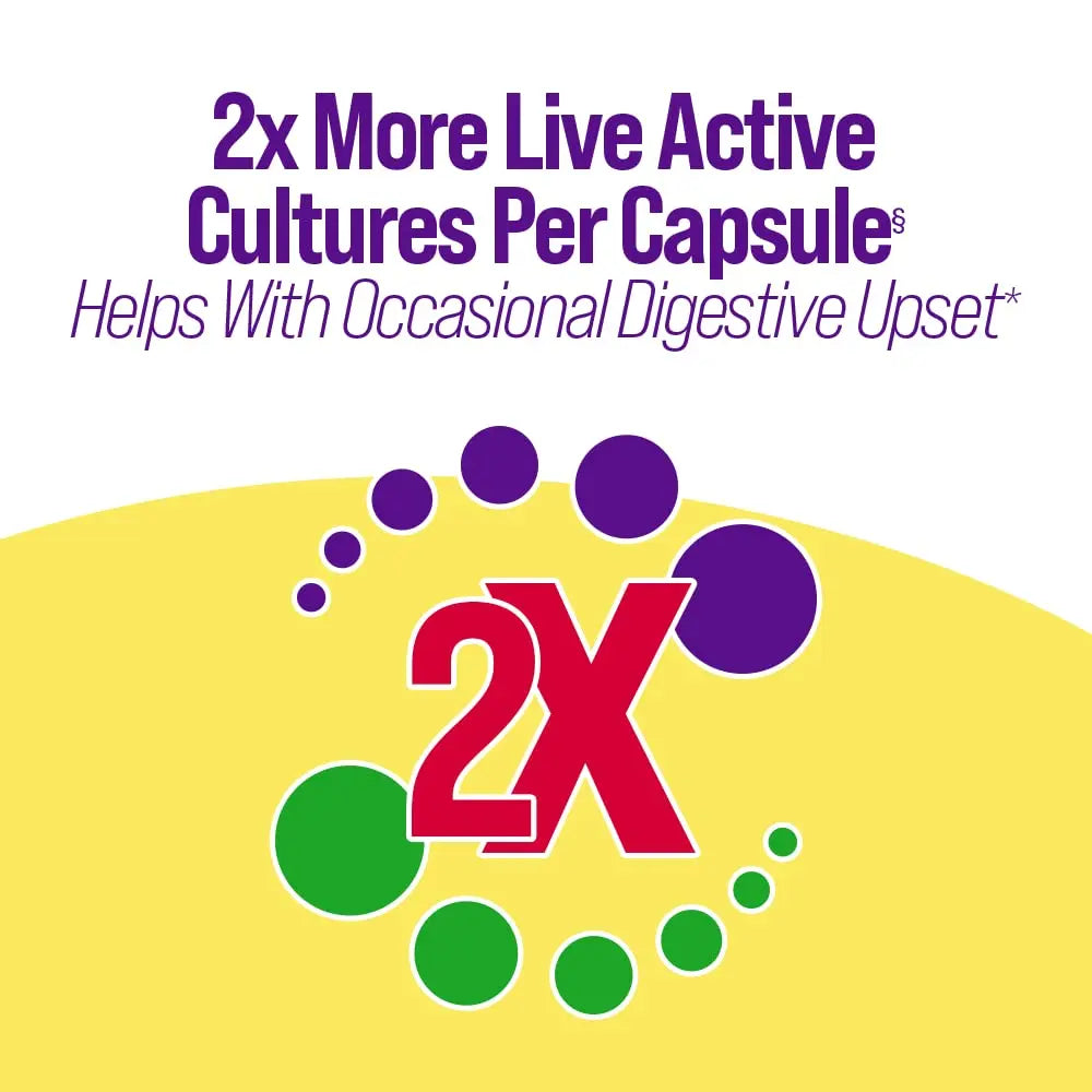 Culturelle Ultimate Strength Probiotic for Men and Women, Most Clinically Studied Probiotic Strain, 20 Billion CFUs, Supports Occasional Diarrhea, Gas & Bloating, Non-GMO, 30 Count CulturelleBuy Supplements Australia